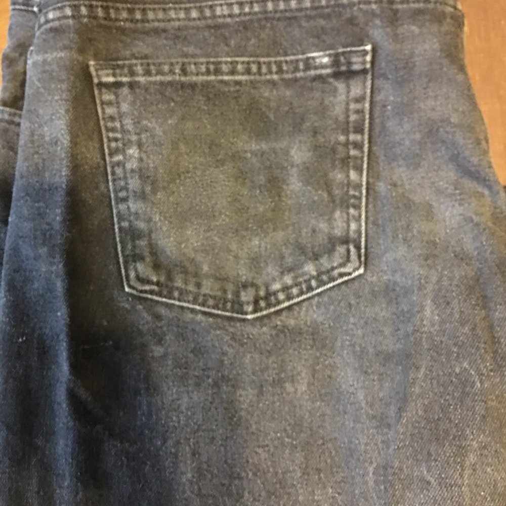 mens black george jeans 46w 32l